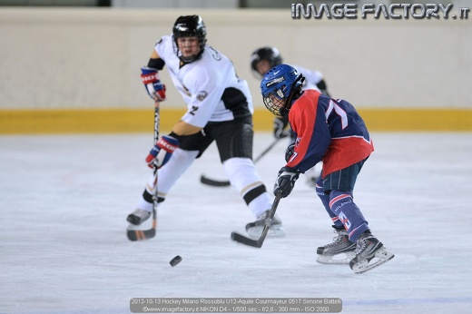 2012-10-13 Hockey Milano Rossoblu U12-Aquile Courmayeur 0517 Simone Battelli